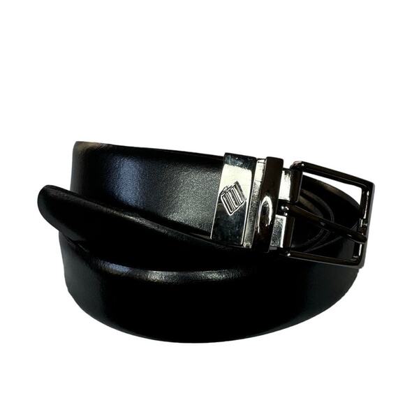 Genuine Leather Twist Reversible Belt 42/105 Men's Black/Brown Classic Frame - Picture 1 of 5